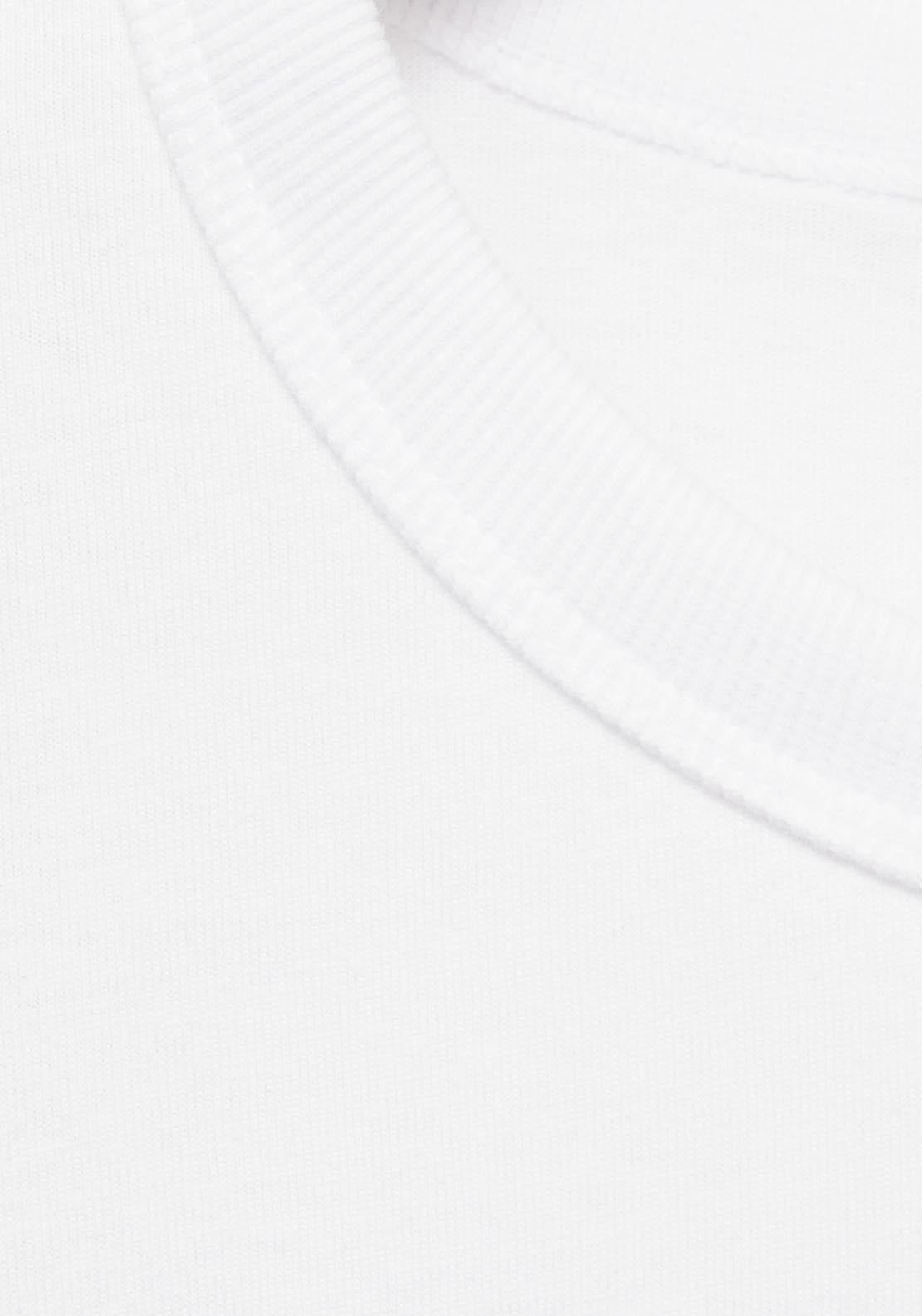 Mango Short Sleeve T-Shirt - White 7 Shaws Department Stores