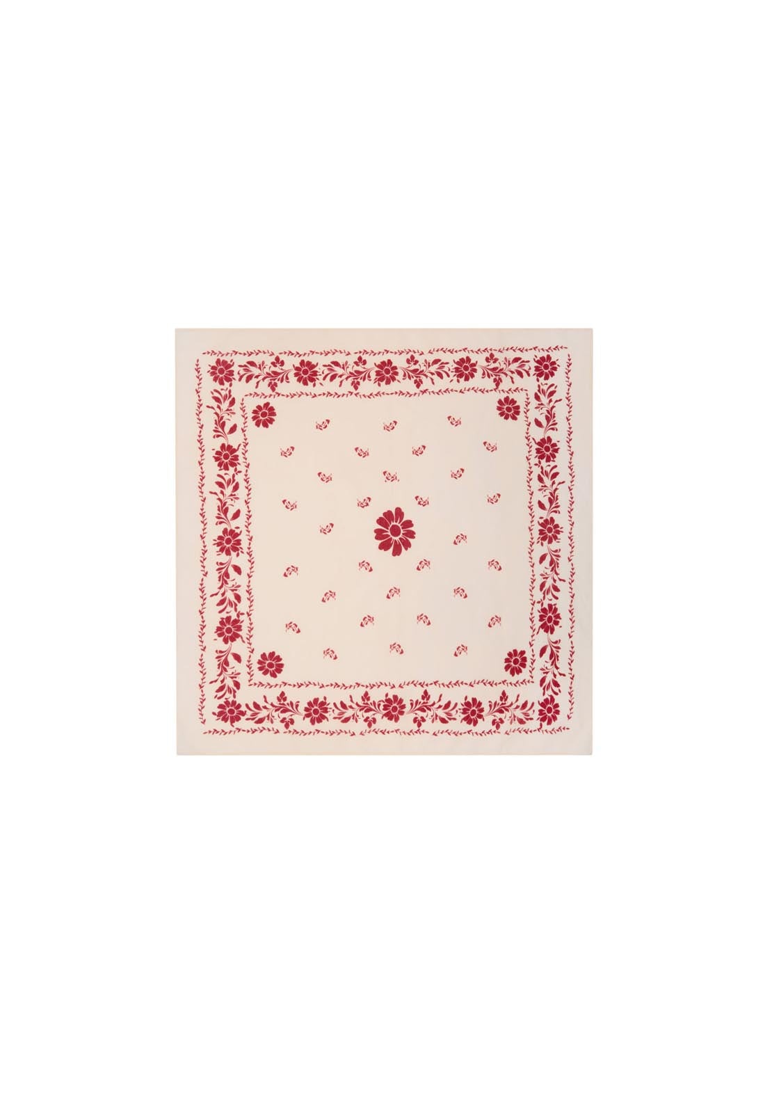 Mango Floral Print Scarf - Red 4 Shaws Department Stores