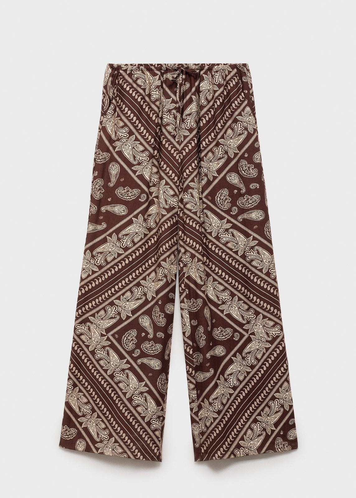 Mango Trousers Julia - Brown 2 Shaws Department Stores