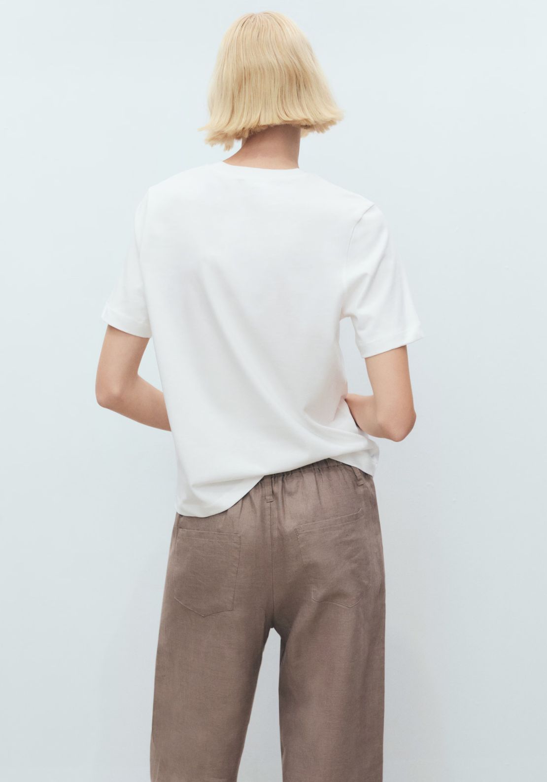 Mango Floral Print T-Shirt - White 2 Shaws Department Stores