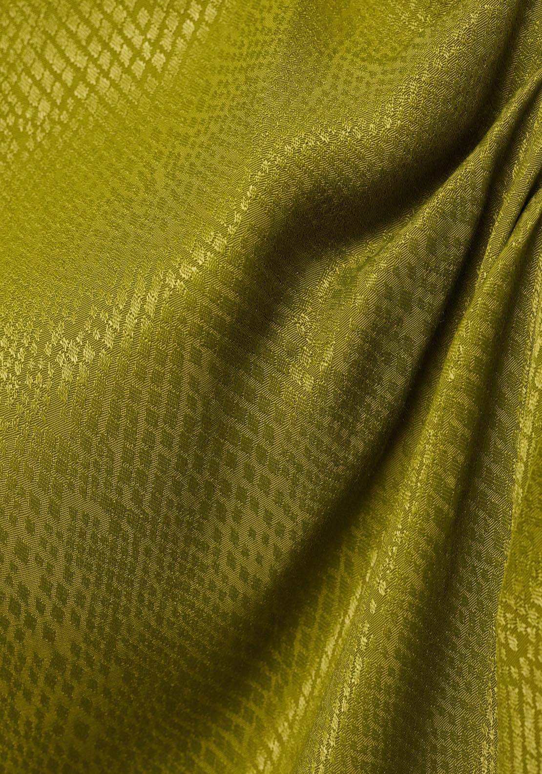 Mango Satin Blouse With Asymmetrical Neck - Green 9 Shaws Department Stores