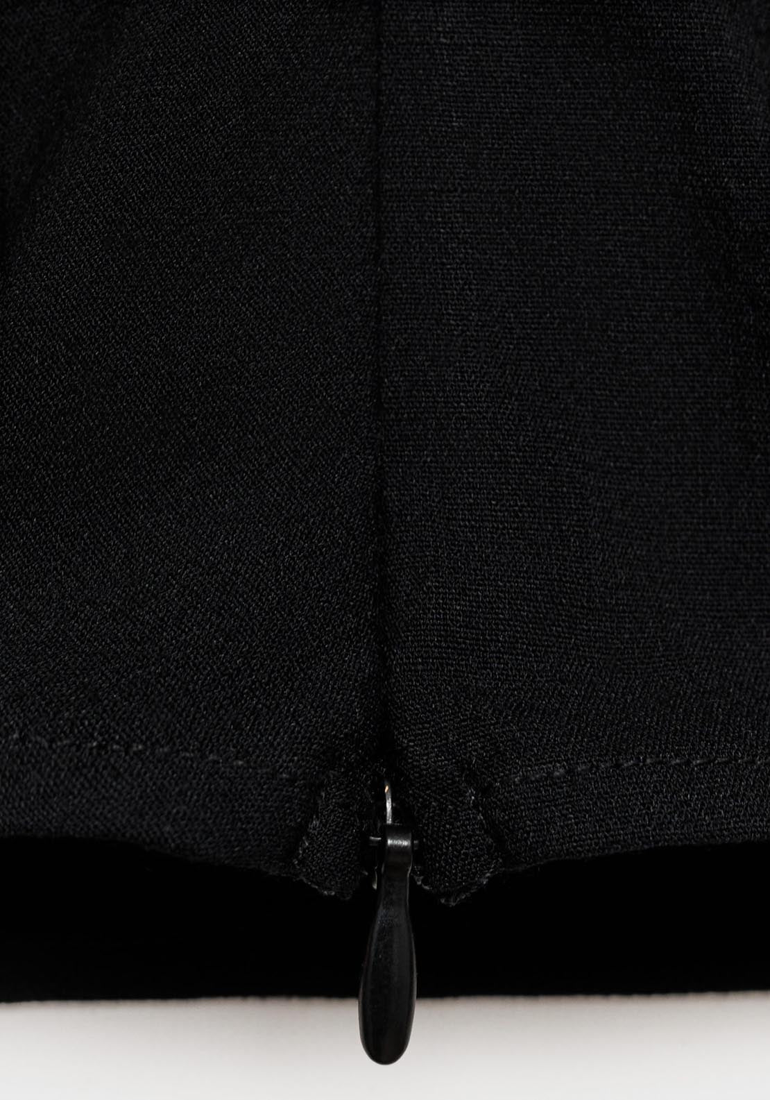Mango Asymmetrical Draped Top With Straps - Black 5 Shaws Department Stores