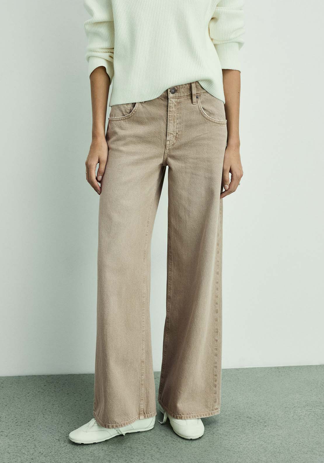 Mango Jeans Annie - Light/pastel Brown 1 Shaws Department Stores