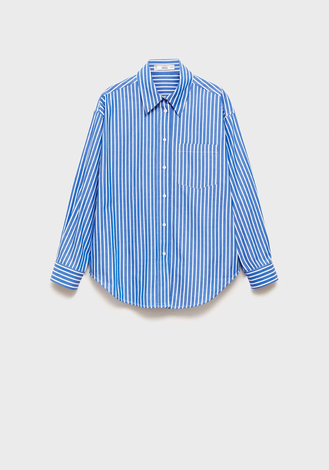 Mango Shirt Double - Medium Blue 1 Shaws Department Stores