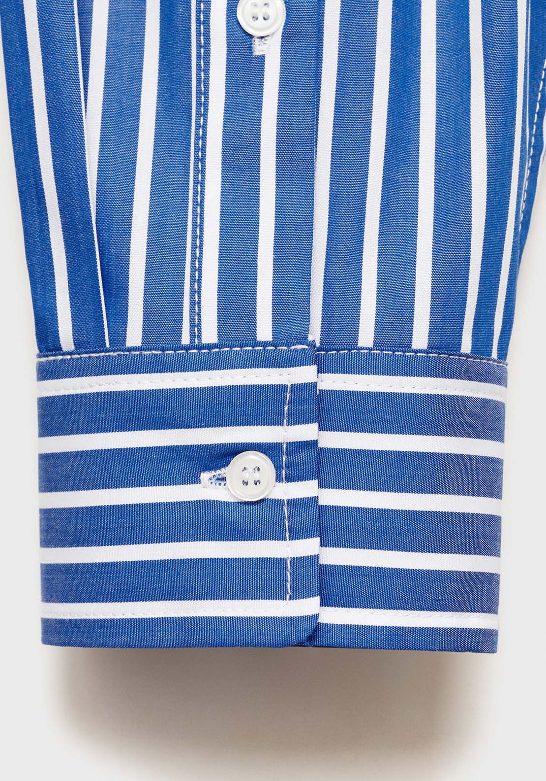 Mango Shirt Double - Medium Blue 2 Shaws Department Stores