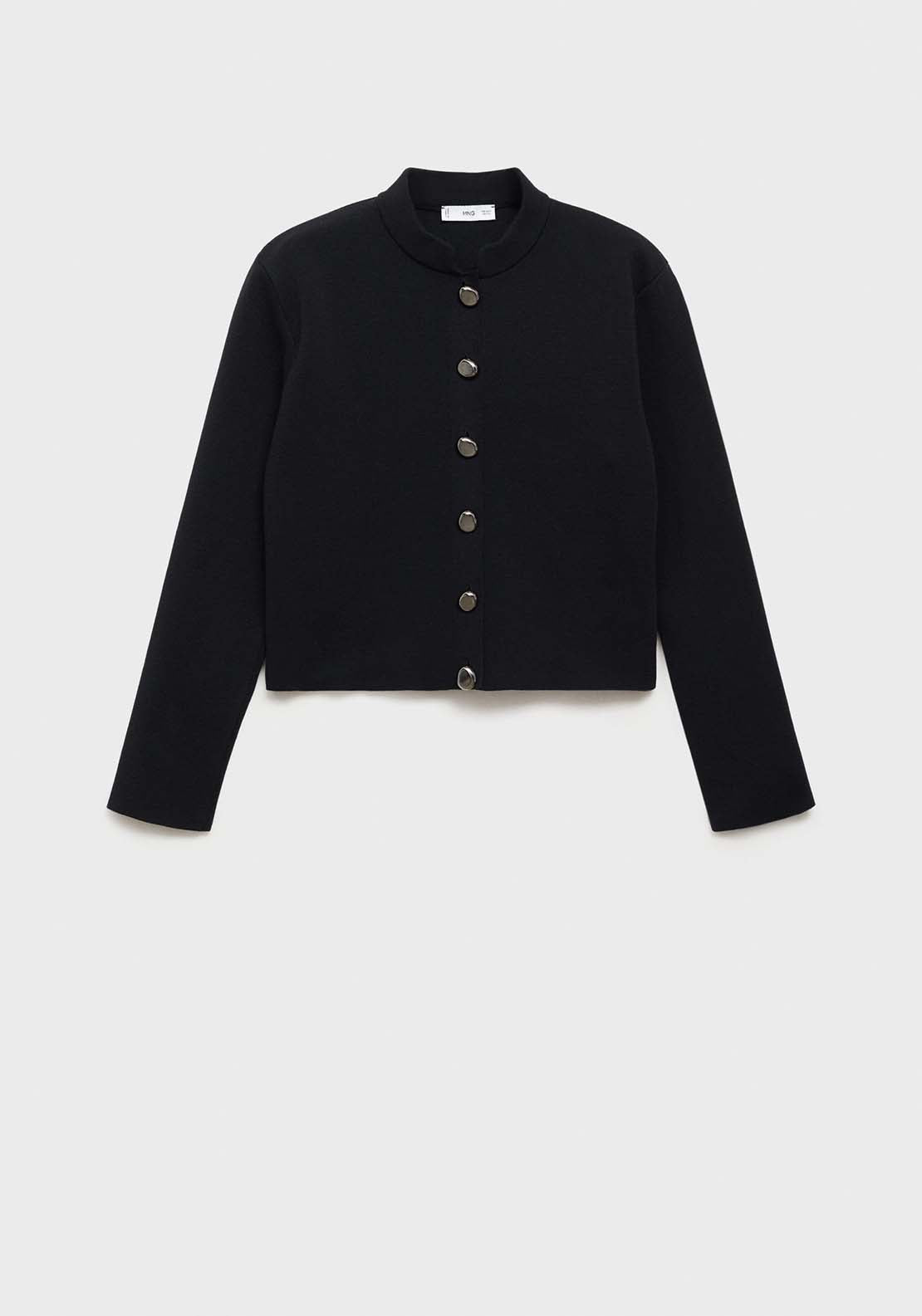 Mango Jacket Mao - Black 7 Shaws Department Stores