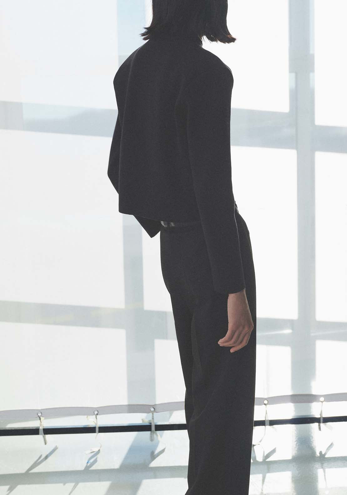 Mango Jacket Mao - Black 4 Shaws Department Stores