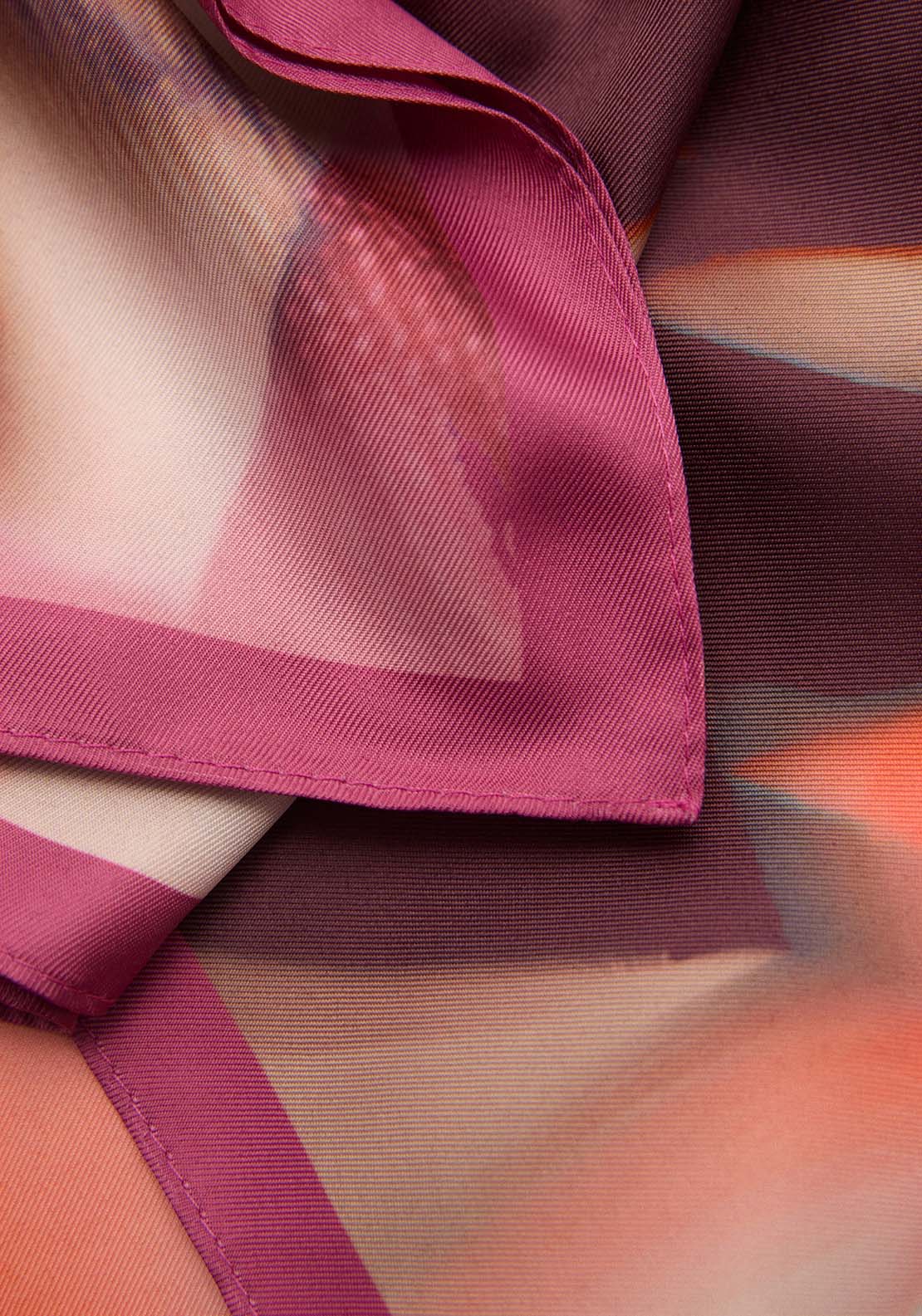 Mango Kerchief Abtract - Pink 3 Shaws Department Stores