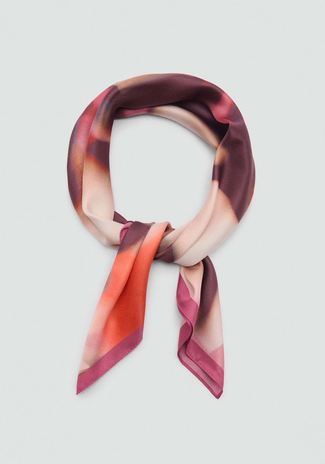 Mango Kerchief Abtract - Pink 1 Shaws Department Stores