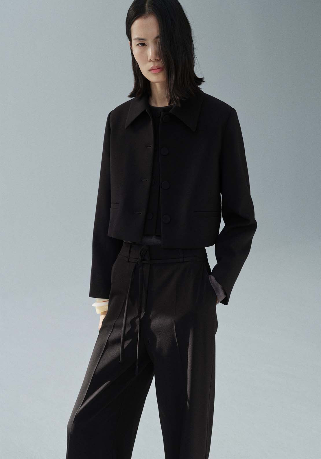 Mango Trousers Cagliari - Black 5 Shaws Department Stores