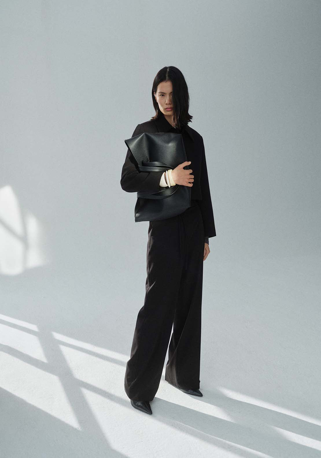 Mango Trousers Cagliari - Black 3 Shaws Department Stores