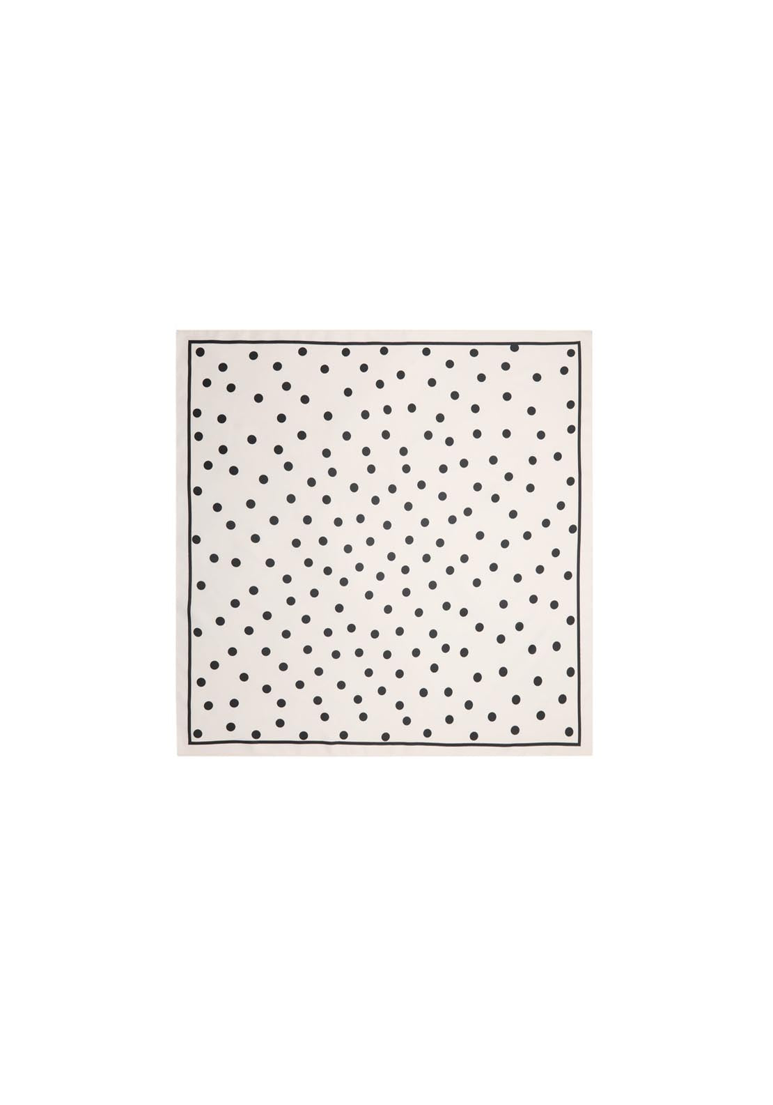 Mango Polka Dot Satin Scarf - Light Beige 4 Shaws Department Stores