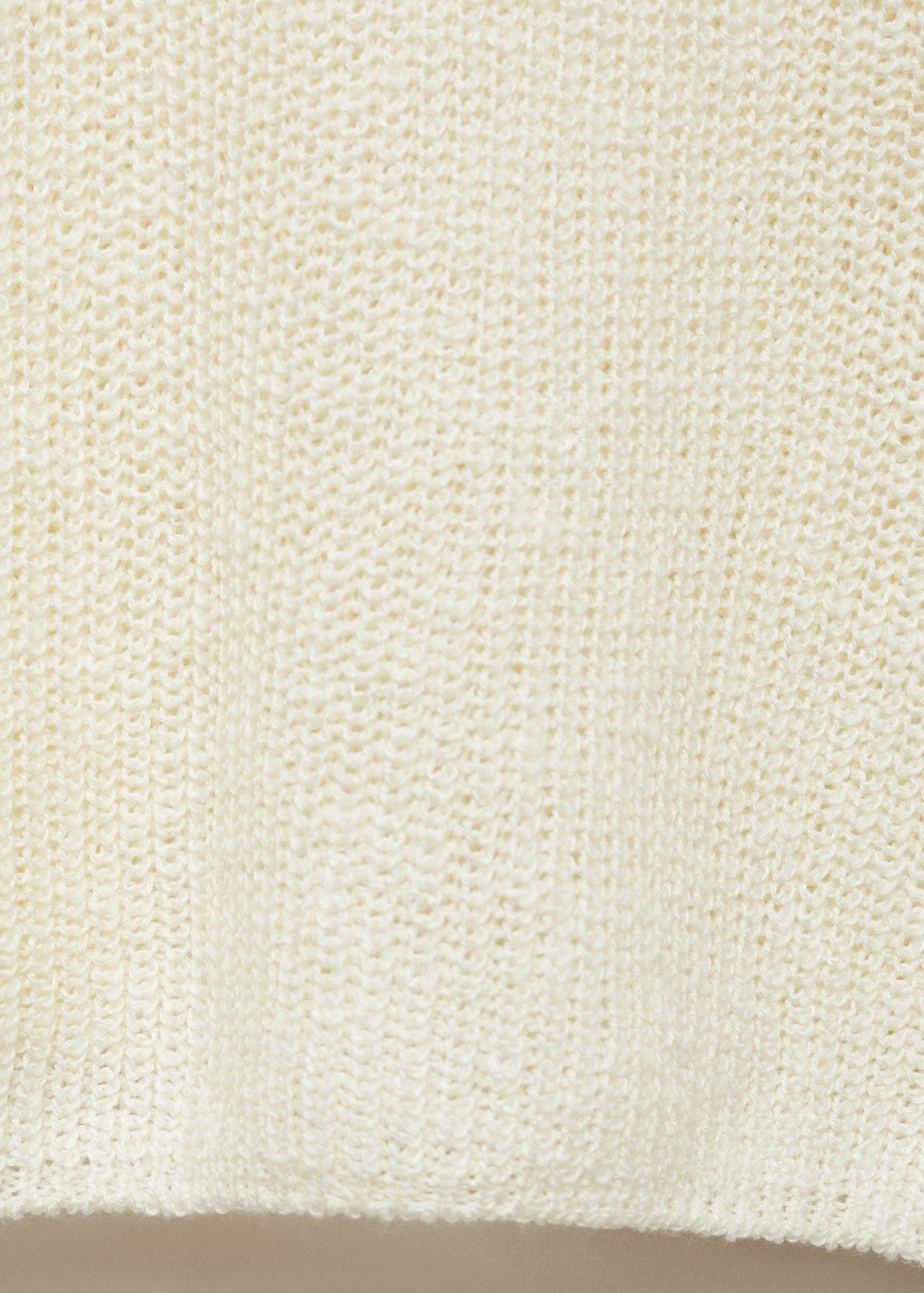 Mango V-neck knit sweater - Light Beige 5 Shaws Department Stores