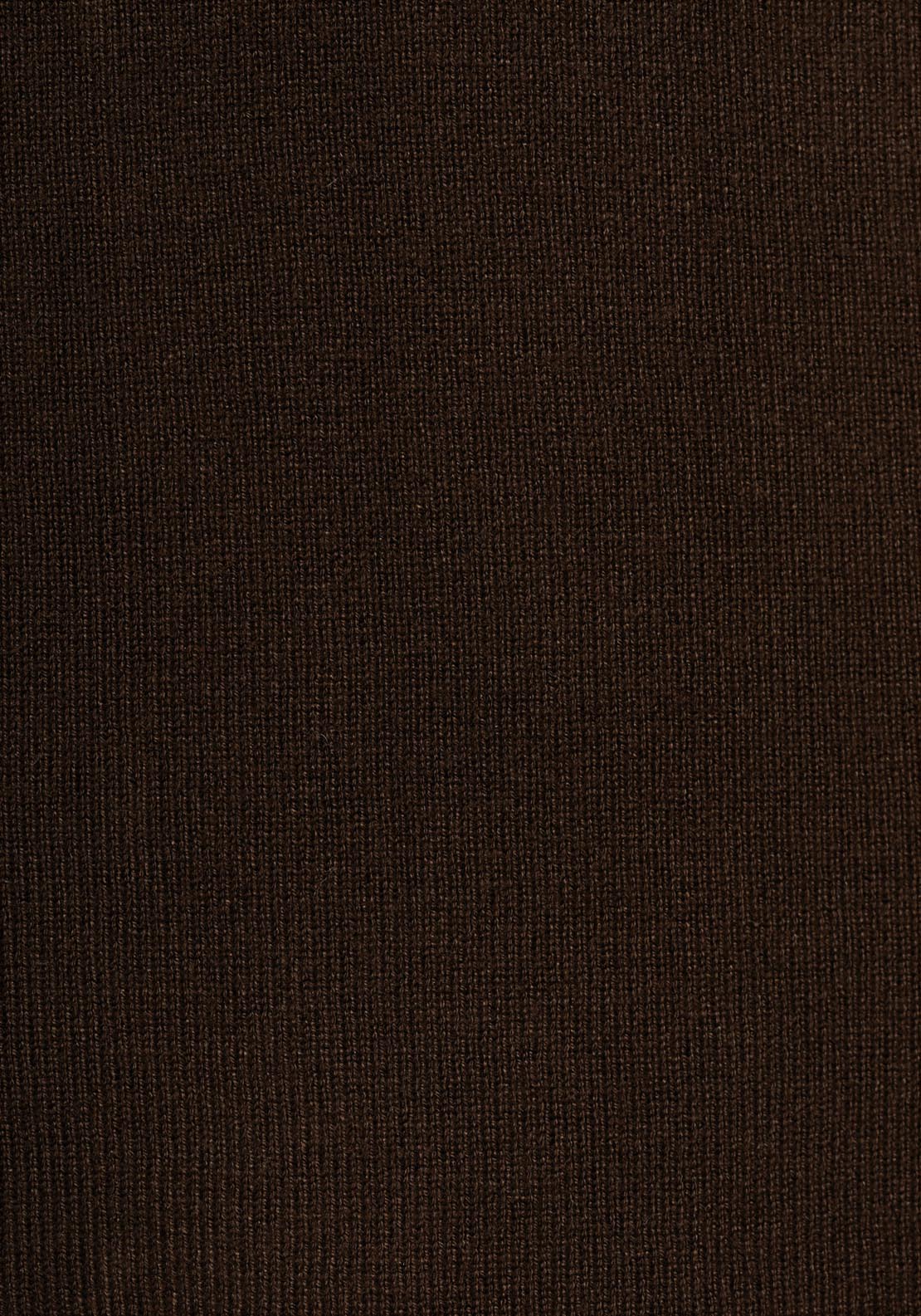 Mango V Neck Knit Top - Dark Brown 7 Shaws Department Stores