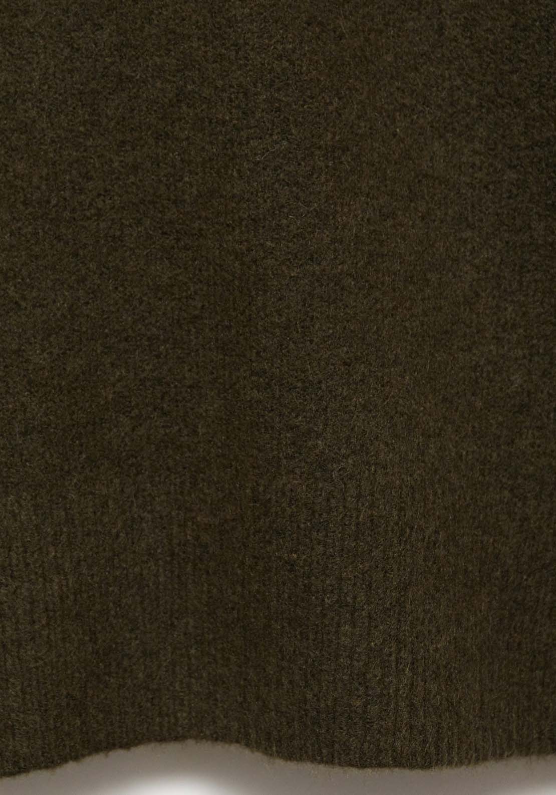 Mango Short turtleneck knitted dress - Beige/khaki 9 Shaws Department Stores