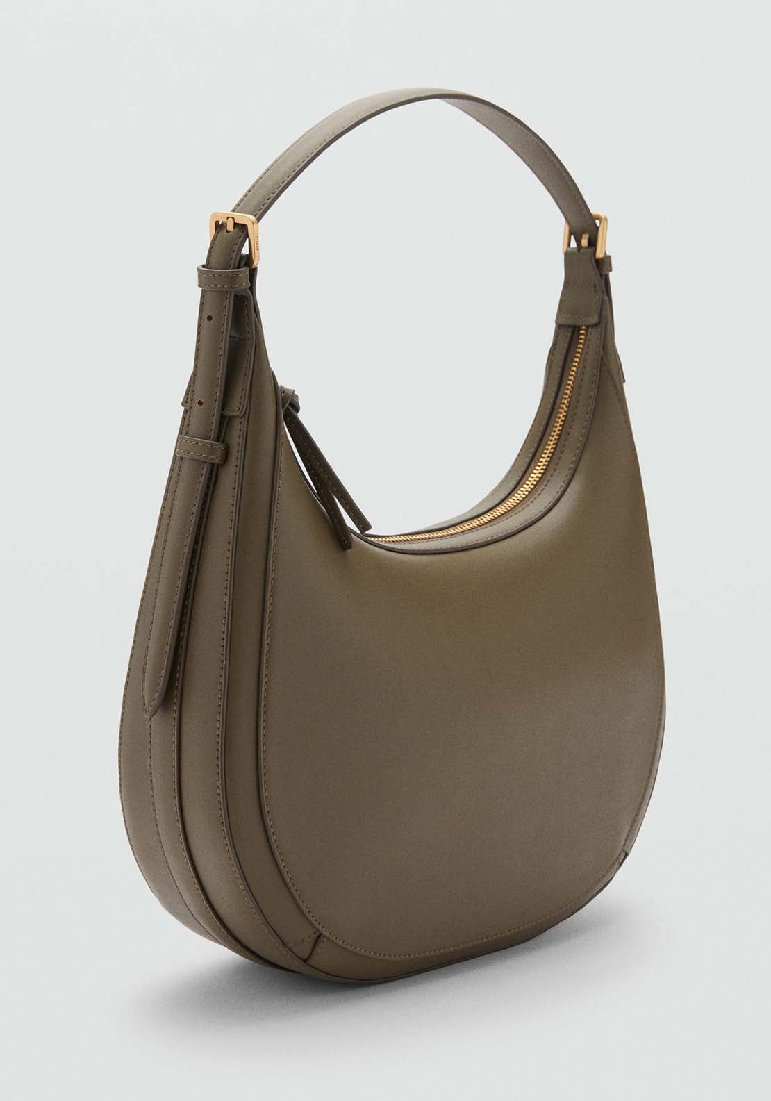 Mango Shoulder Bag - Beige/khaki 1 Shaws Department Stores