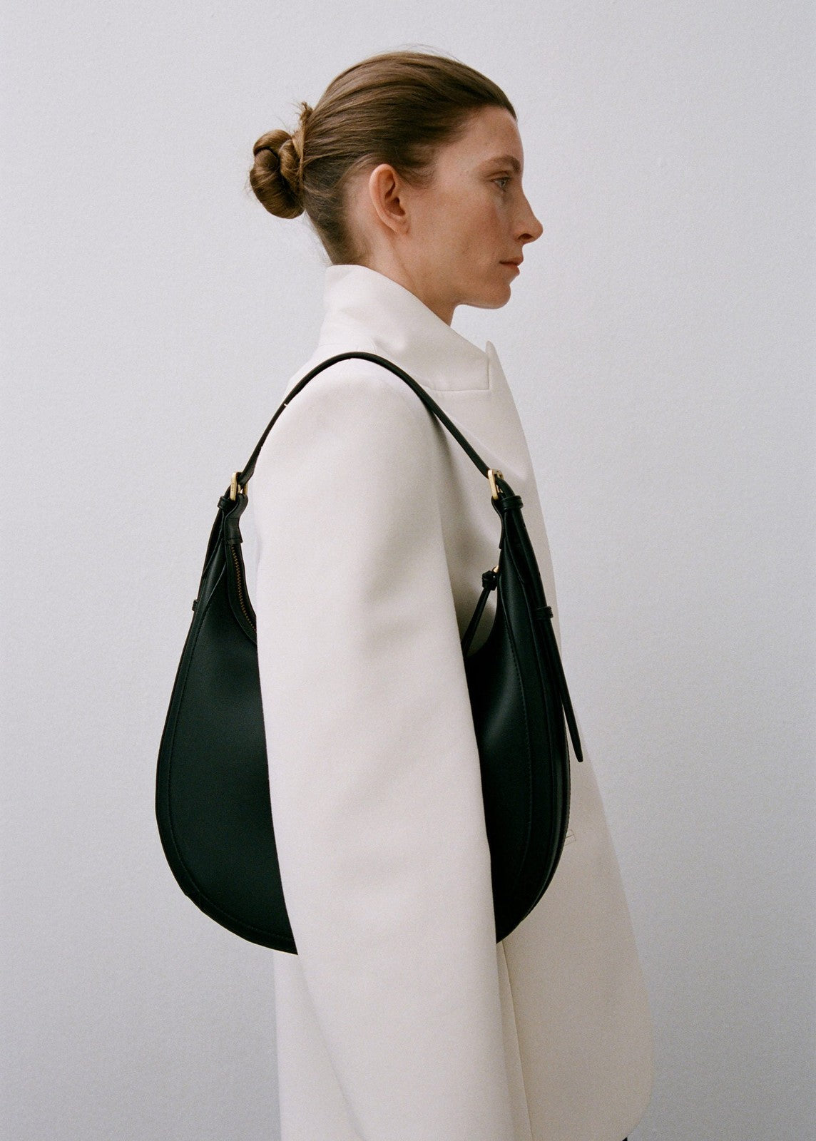 Mango Leather-effect shoulder bag - Black 6 Shaws Department Stores