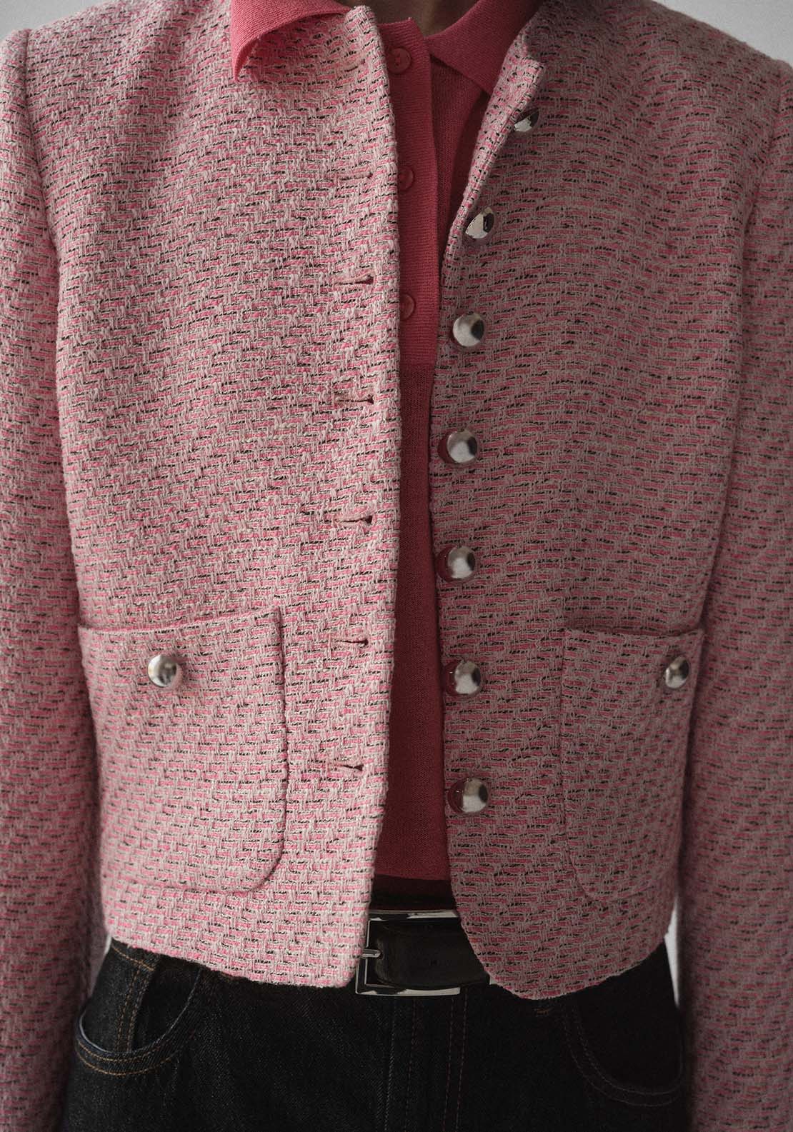 Mango Jacket Karakoy - Pink 3 Shaws Department Stores