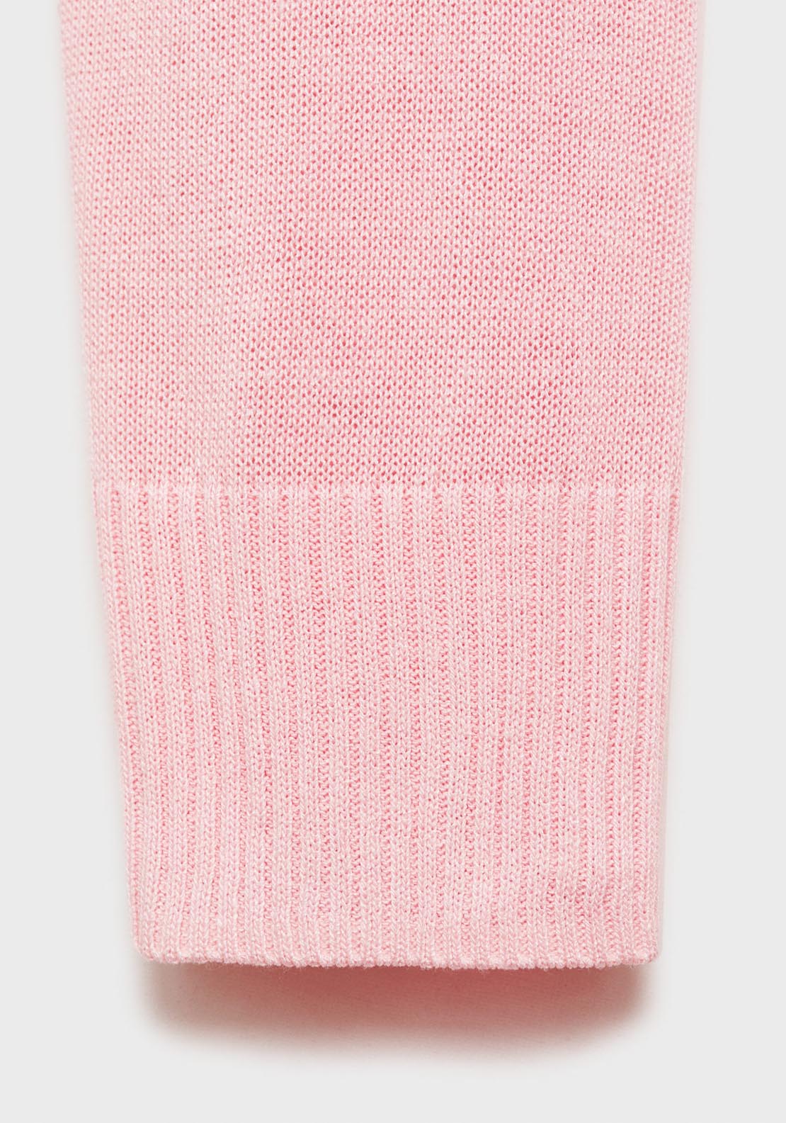 Mango Linen Blend Knitted Sweater - Pink 7 Shaws Department Stores