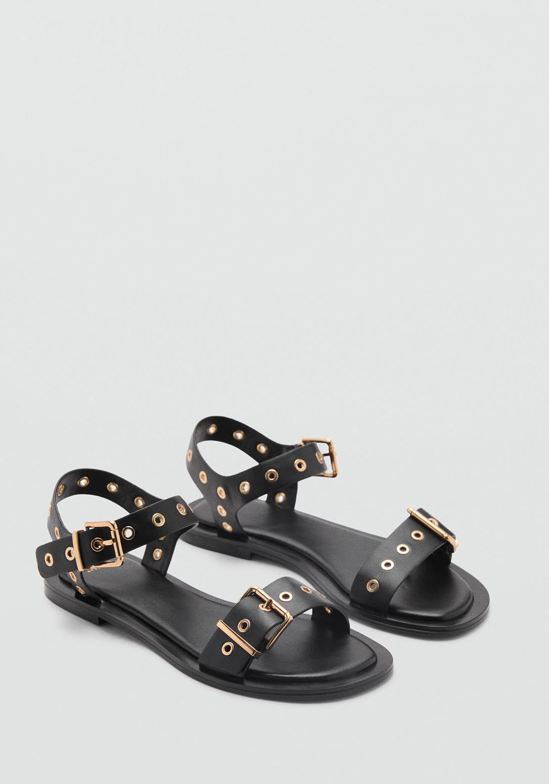 Mango Sandal - Black 1 Shaws Department Stores