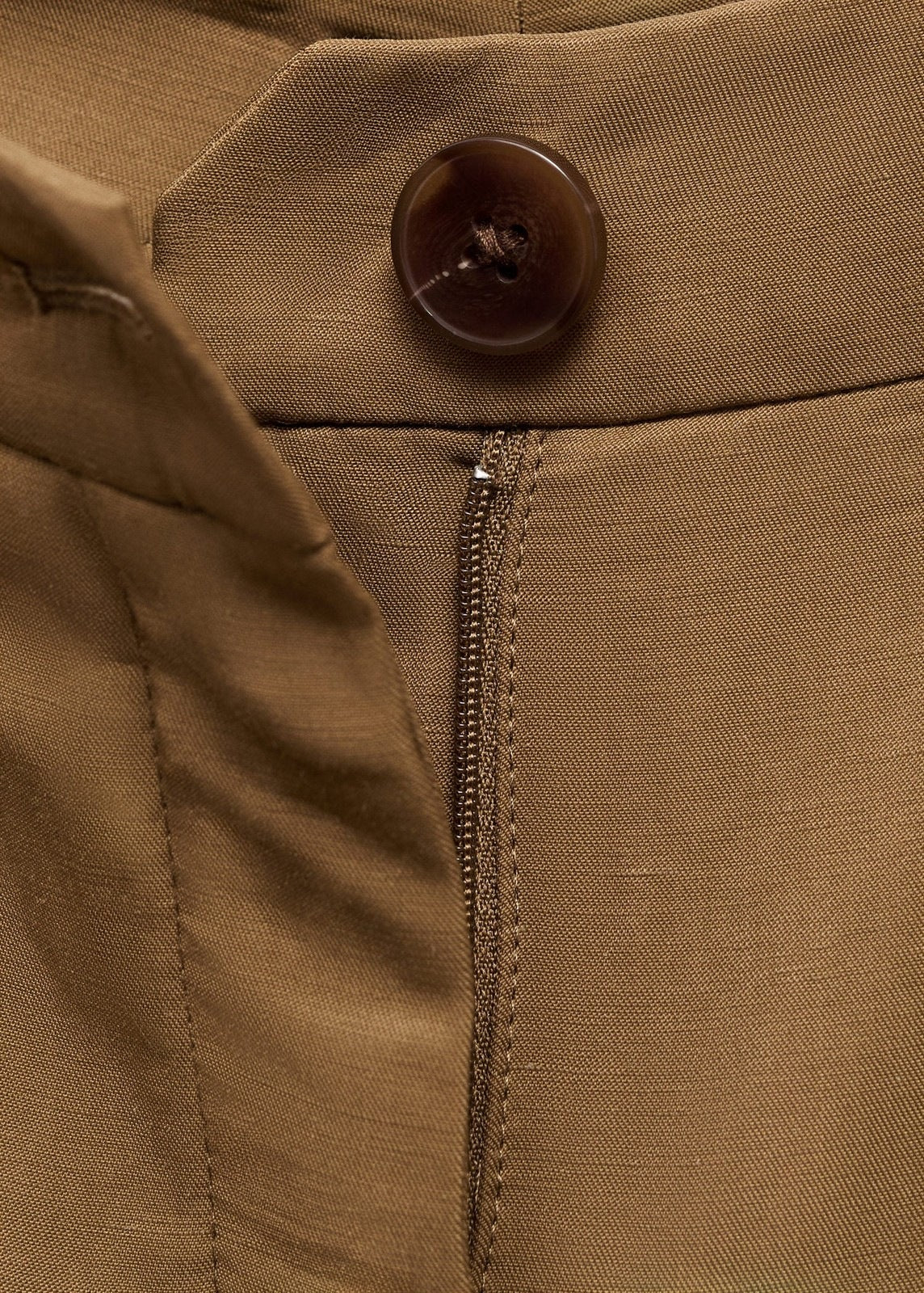 Mango Trousers Moskito - Green 3 Shaws Department Stores