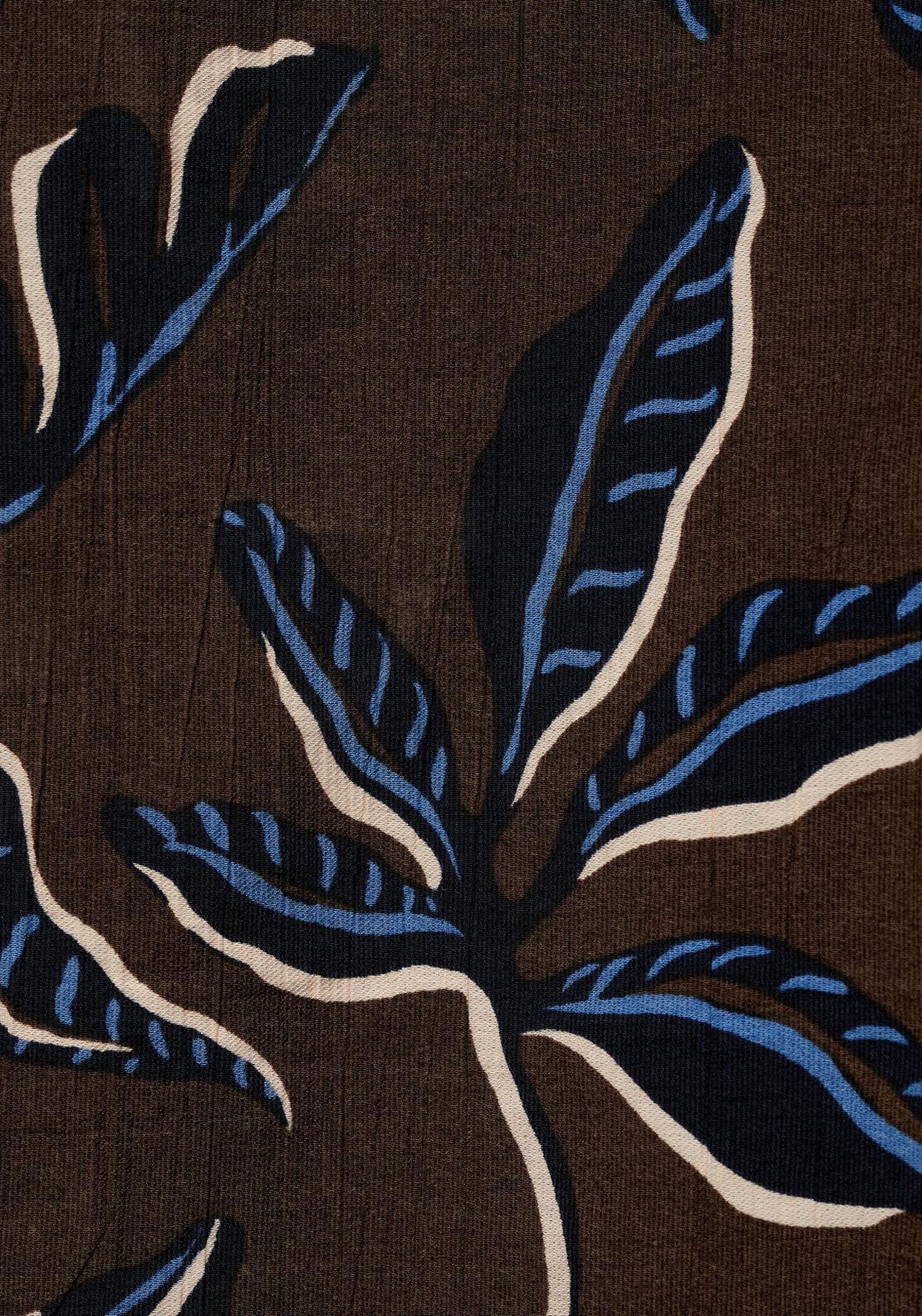 Mango Printed Culotte Trousers - Brown 5 Shaws Department Stores