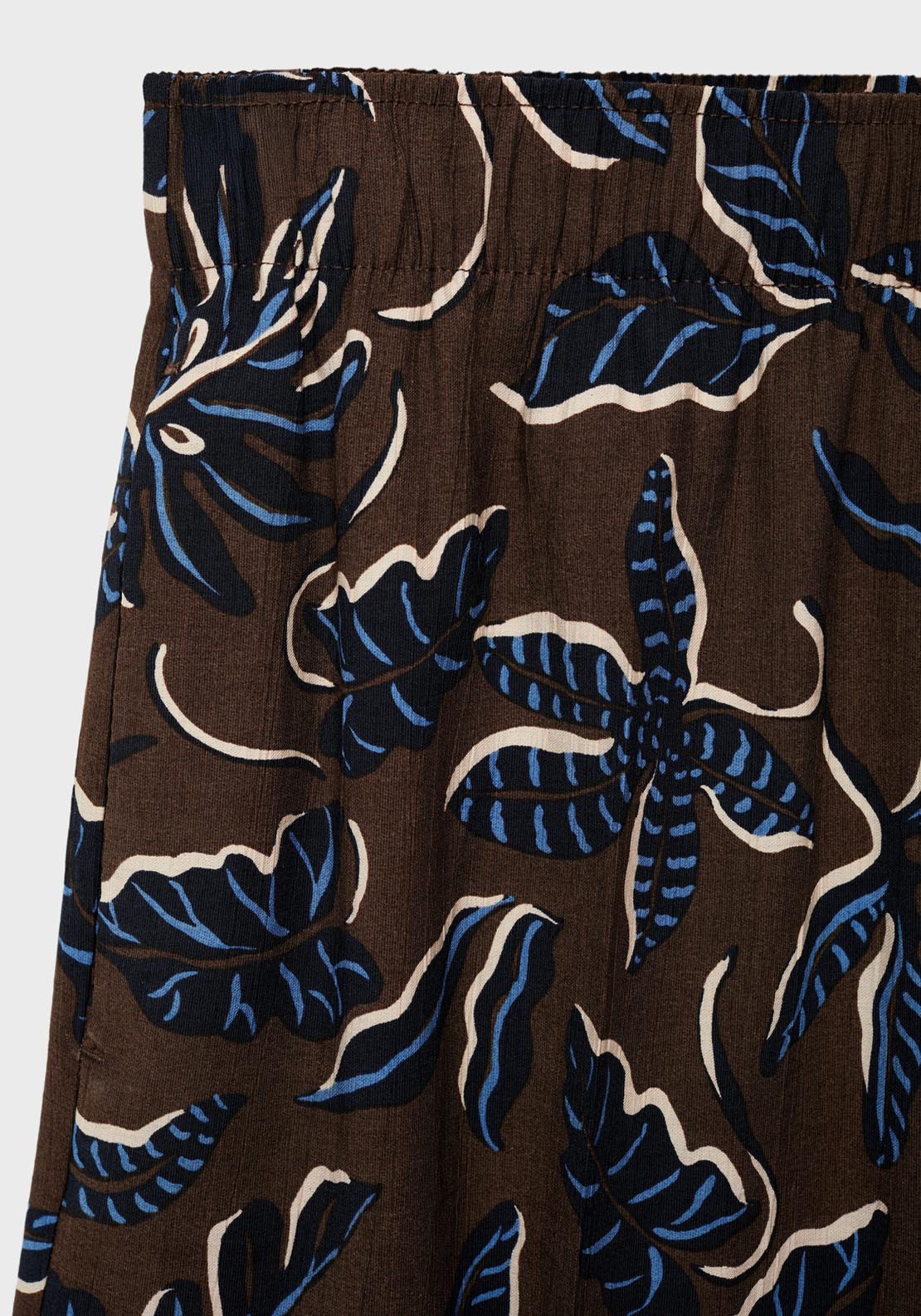 Mango Printed Culotte Trousers - Brown 6 Shaws Department Stores