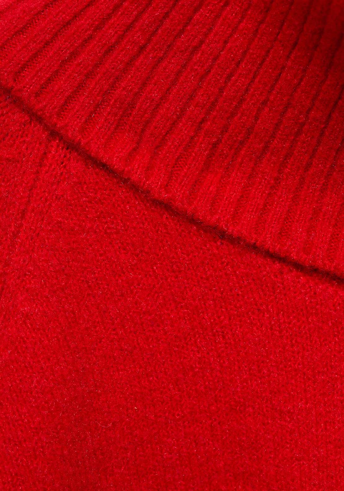 Mango Turtleneck knitted sweater - Red 5 Shaws Department Stores