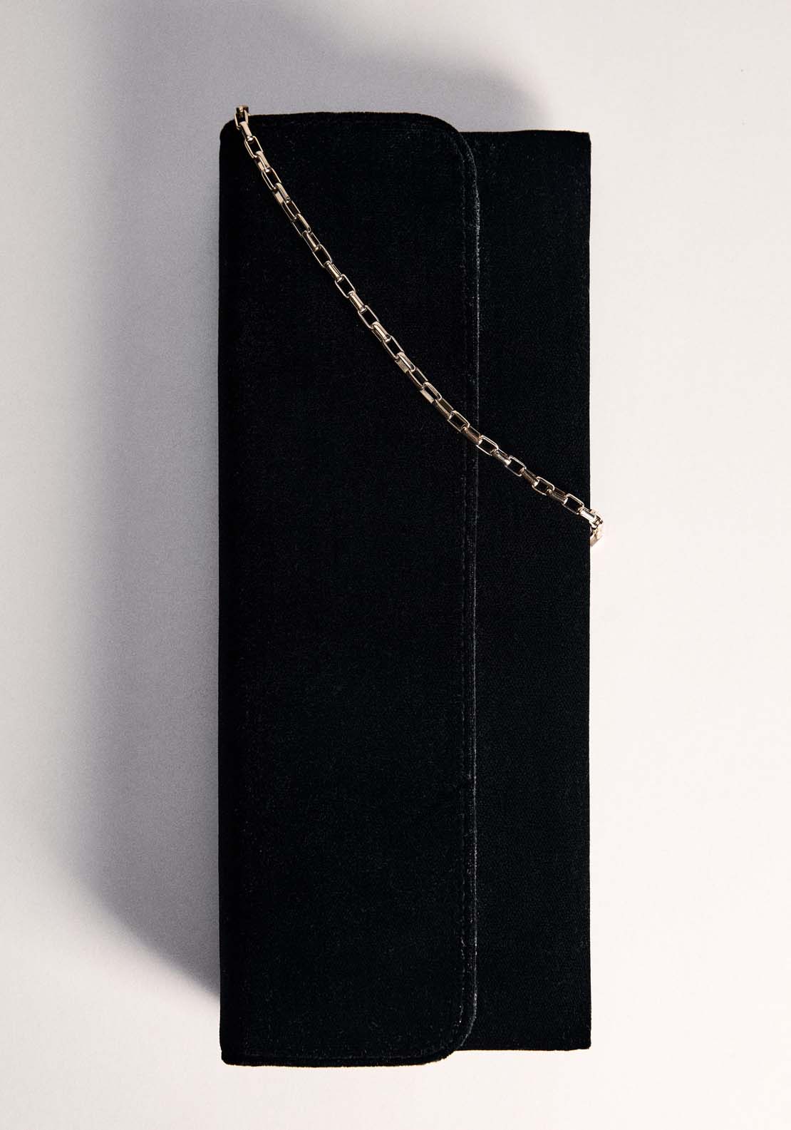 Mango Flap chain bag - Black 2 Shaws Department Stores
