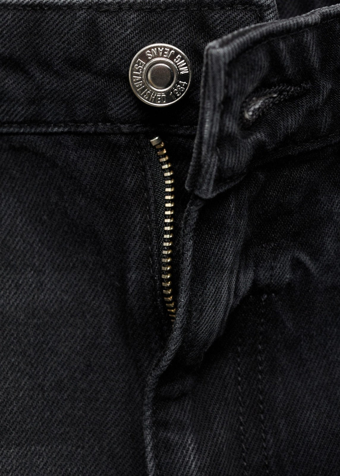 Mango High-rise shorts with turn-down hem - Open Gray 8 Shaws Department Stores