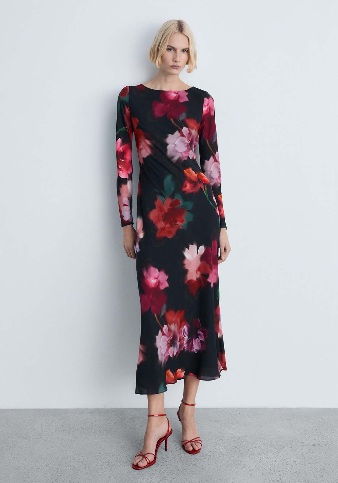 Mango Dress Allegra2 - Black 1 Shaws Department Stores