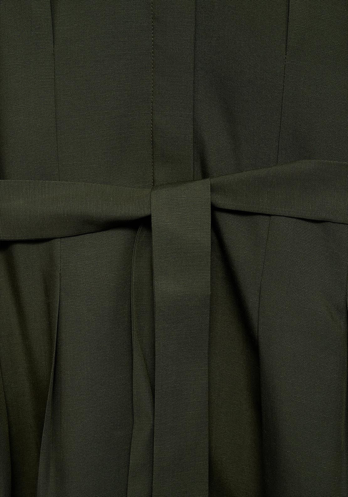 Mango Linen and lyocell blend belted shirt dress - Beige/khaki 9 Shaws Department Stores
