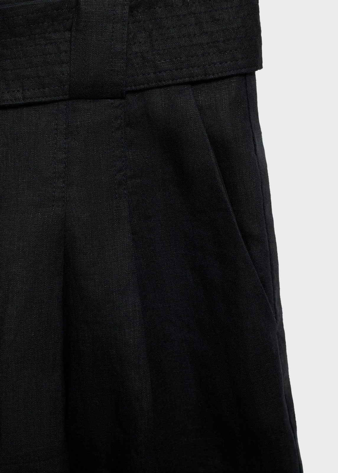 Mango Bermmudas Samari - Black 7 Shaws Department Stores