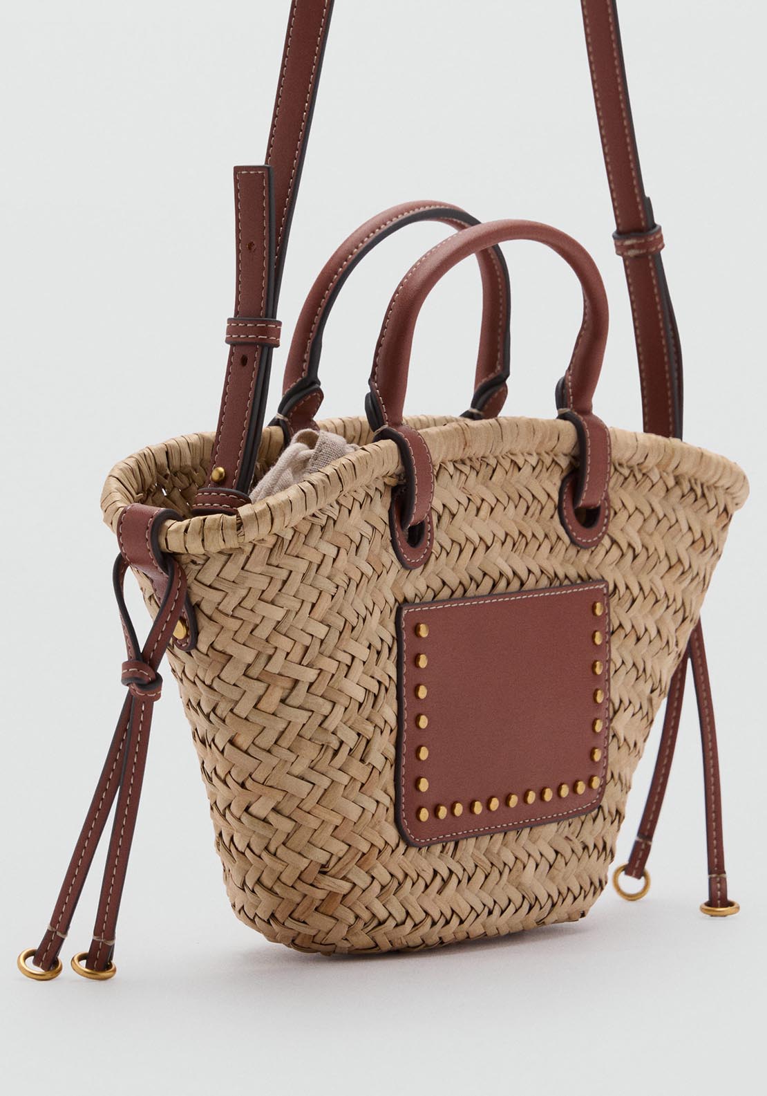 Mango Bags - Medium Brown 1 Shaws Department Stores