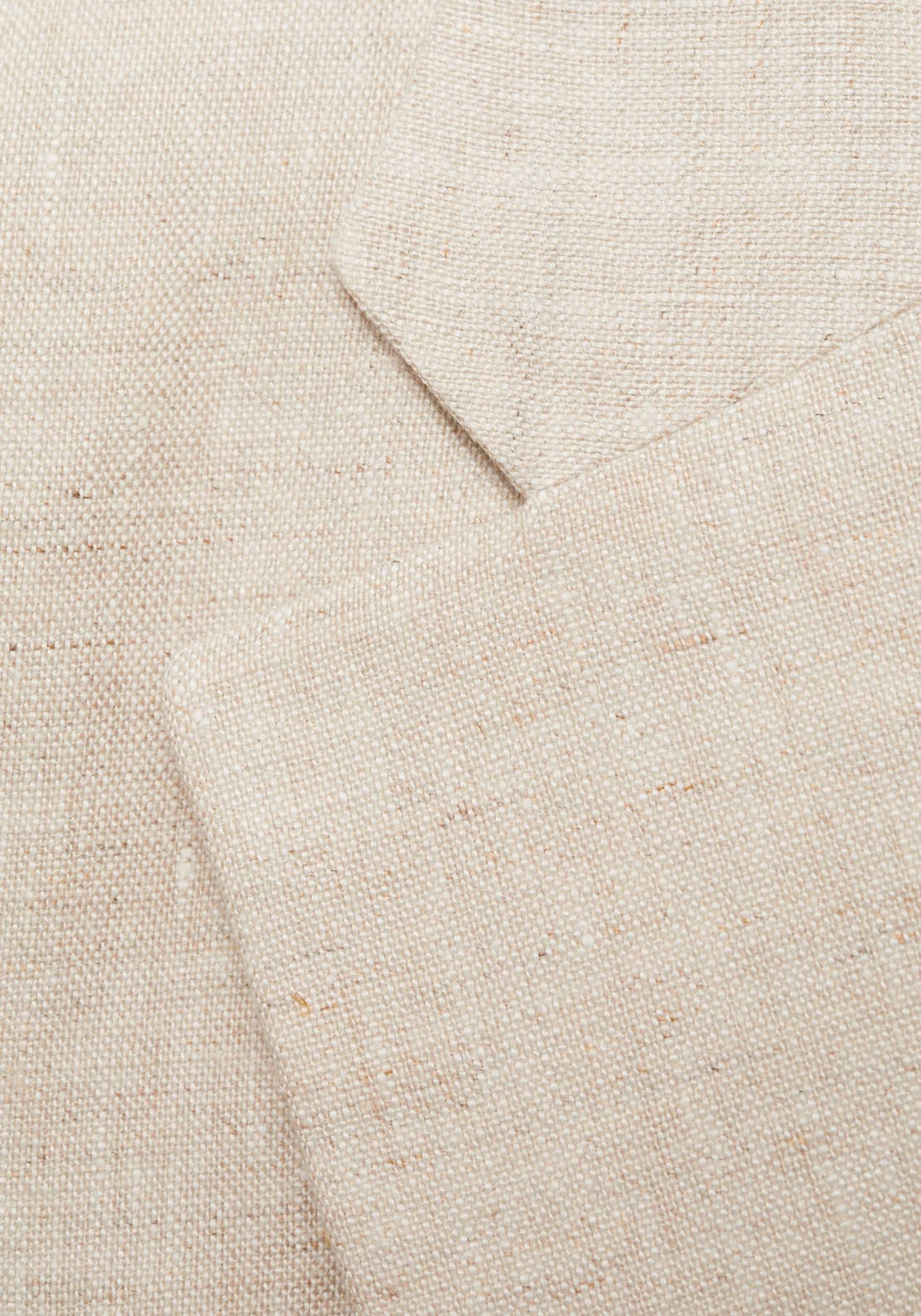 Mango Linen Suit Jacket - Light/pastel Gray 8 Shaws Department Stores