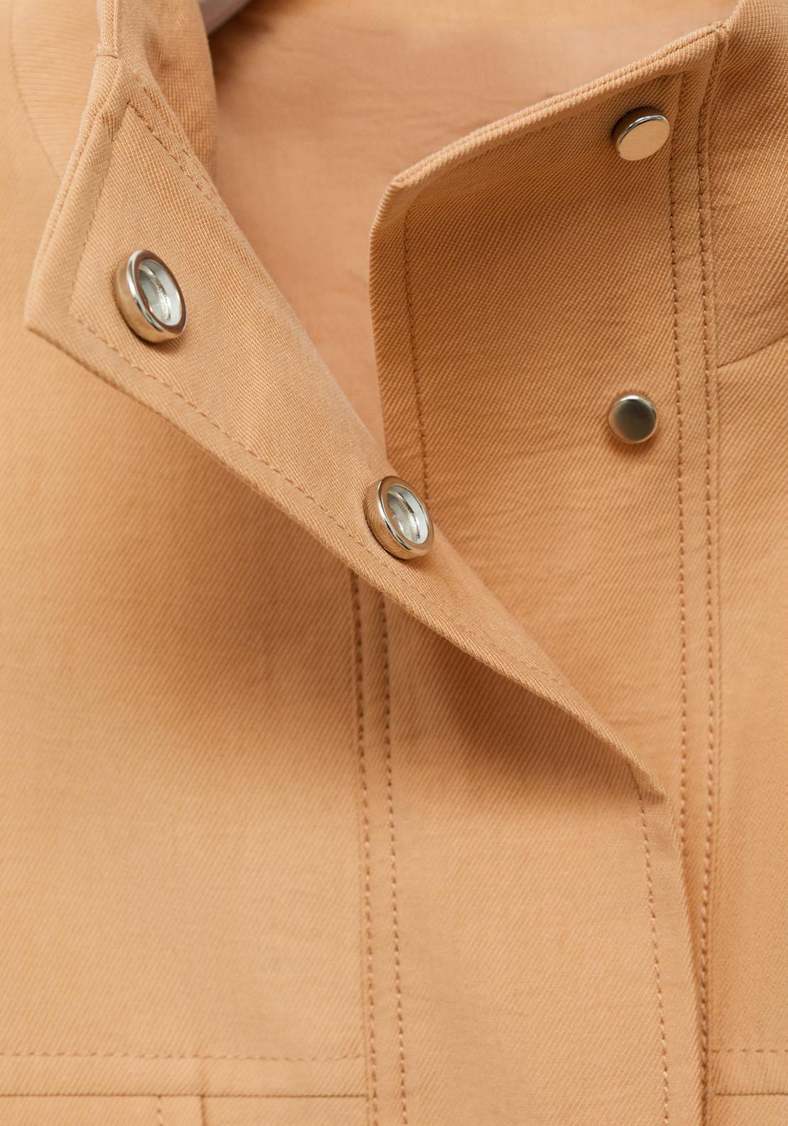 Mango Oversized Lyocell Jacket With Pockets - Light/pastel Pink 7 Shaws Department Stores
