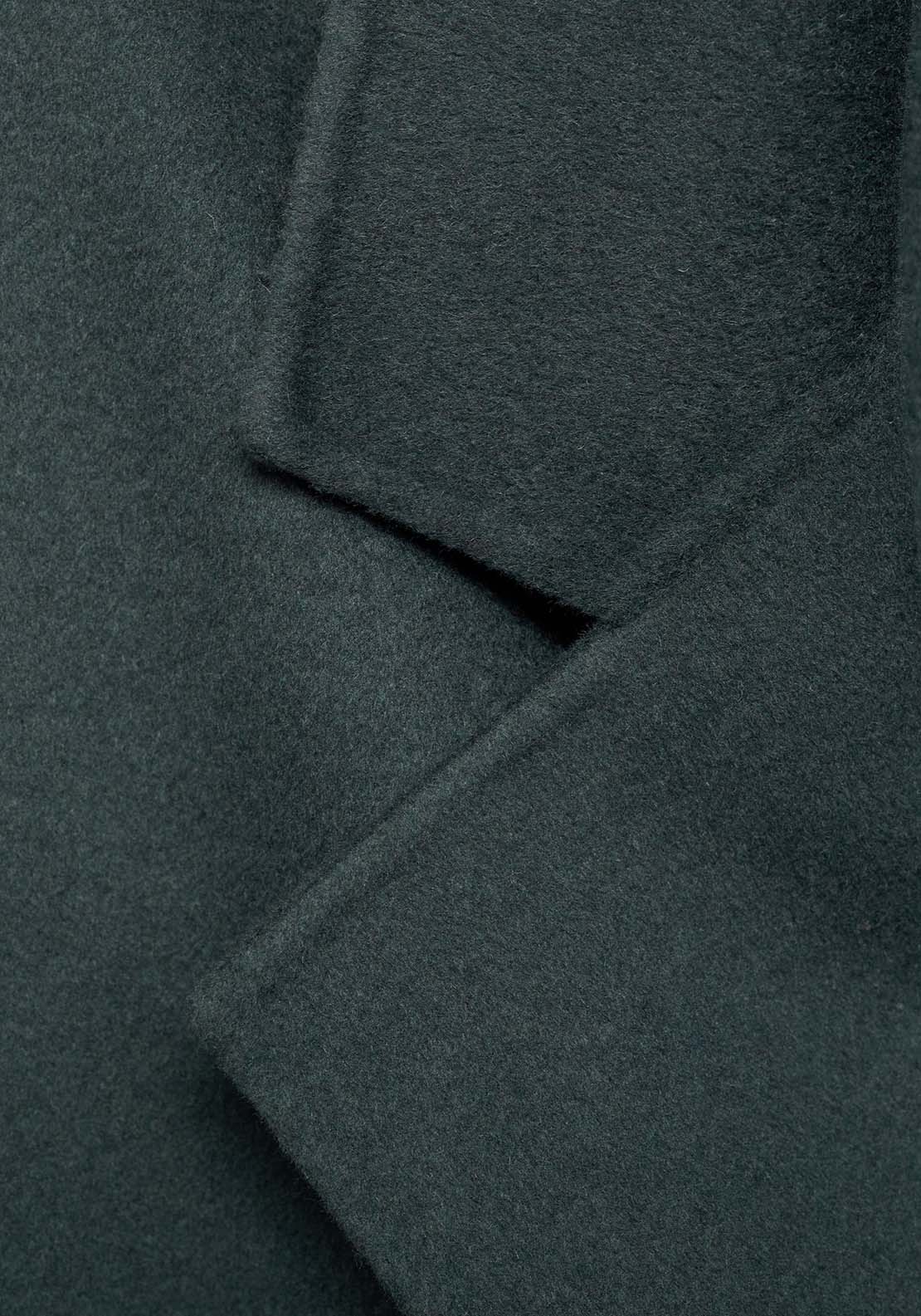 Mango Handmade oversized wool coat - Dark Blue 6 Shaws Department Stores