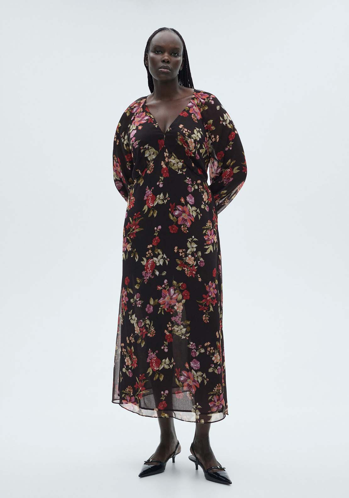 Mango Dress Savage - Black 5 Shaws Department Stores