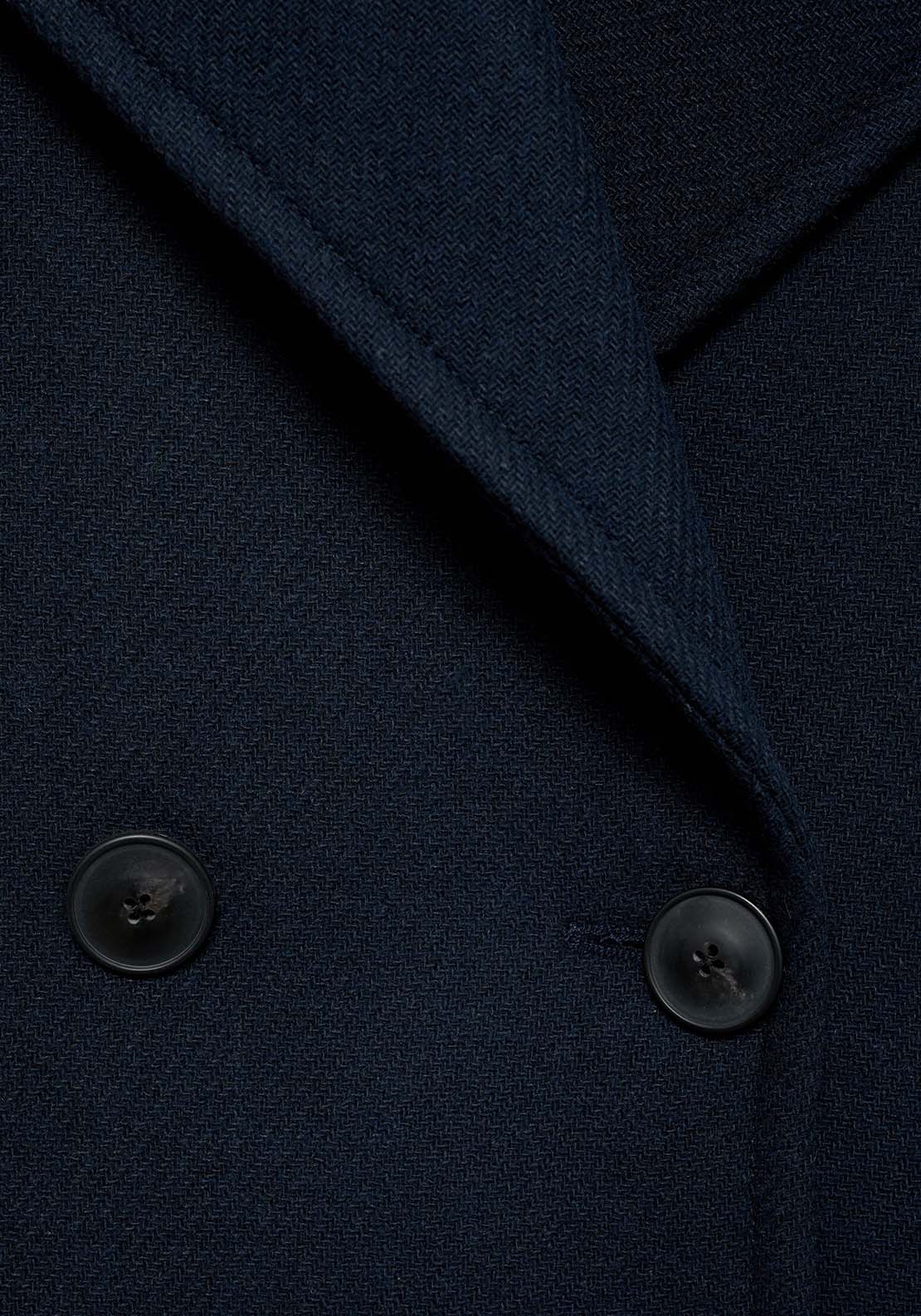 Mango Short trench jacket - Navy 7 Shaws Department Stores