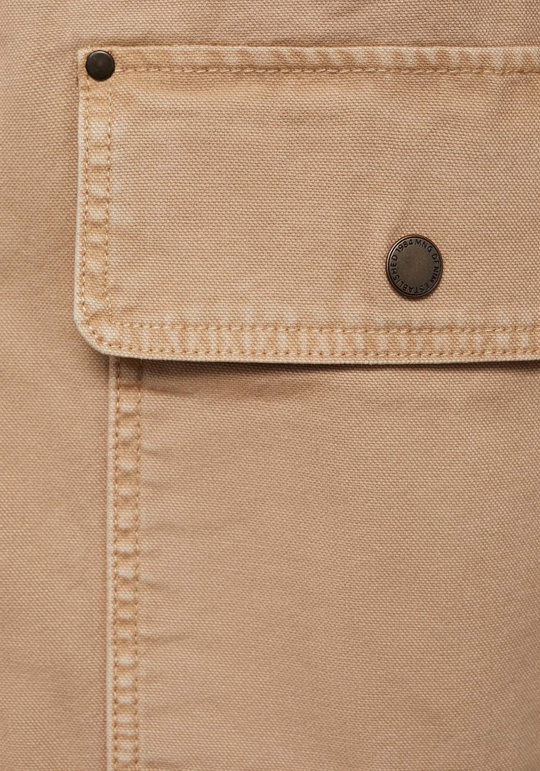 Mango Jacket Rio - Light/pastel Brown 2 Shaws Department Stores
