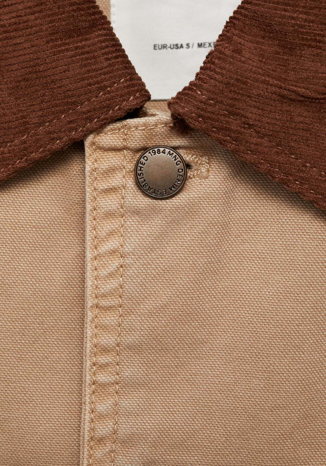 Mango Jacket Rio - Light/pastel Brown 3 Shaws Department Stores