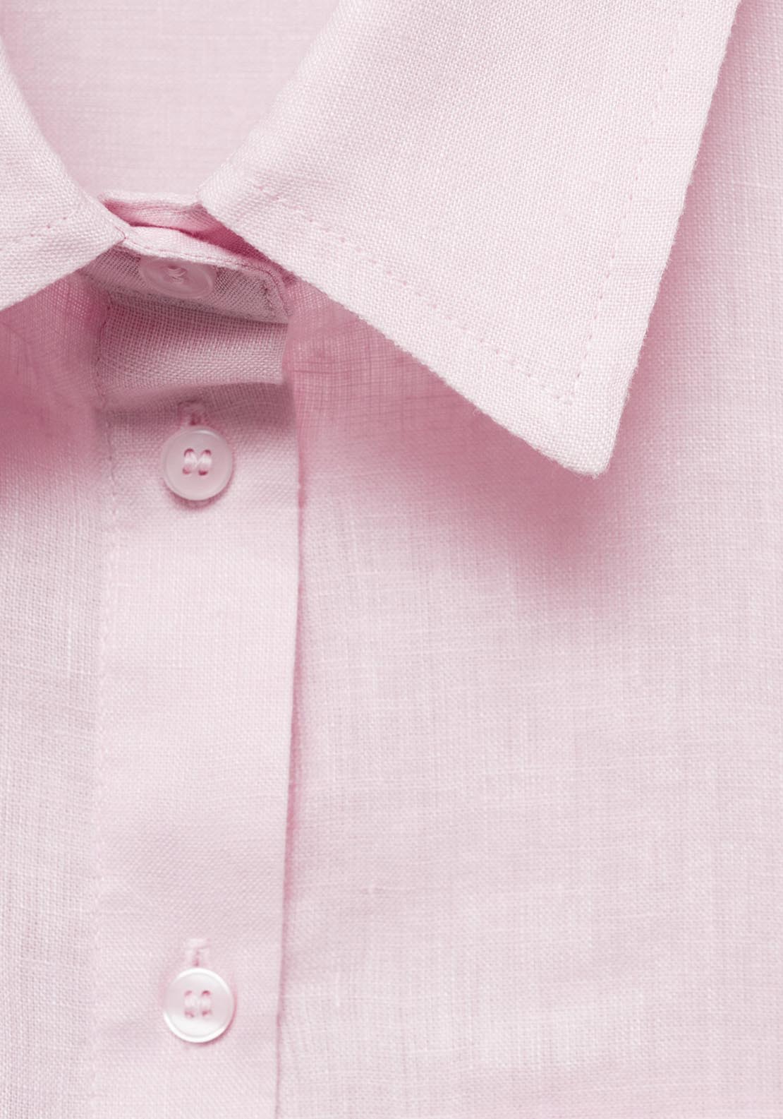 Mango Pocket Linen Shirt - Light/pastel Purple 5 Shaws Department Stores