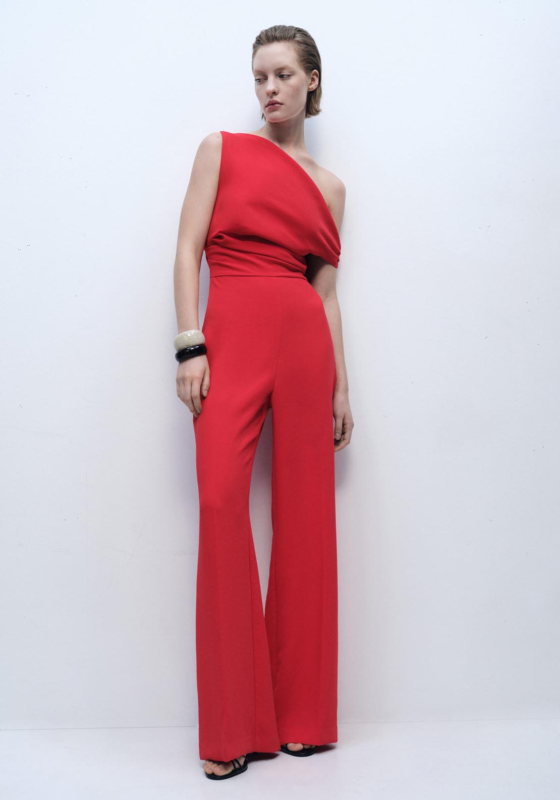 Mango Jumpsuit - Red 1 Shaws Department Stores