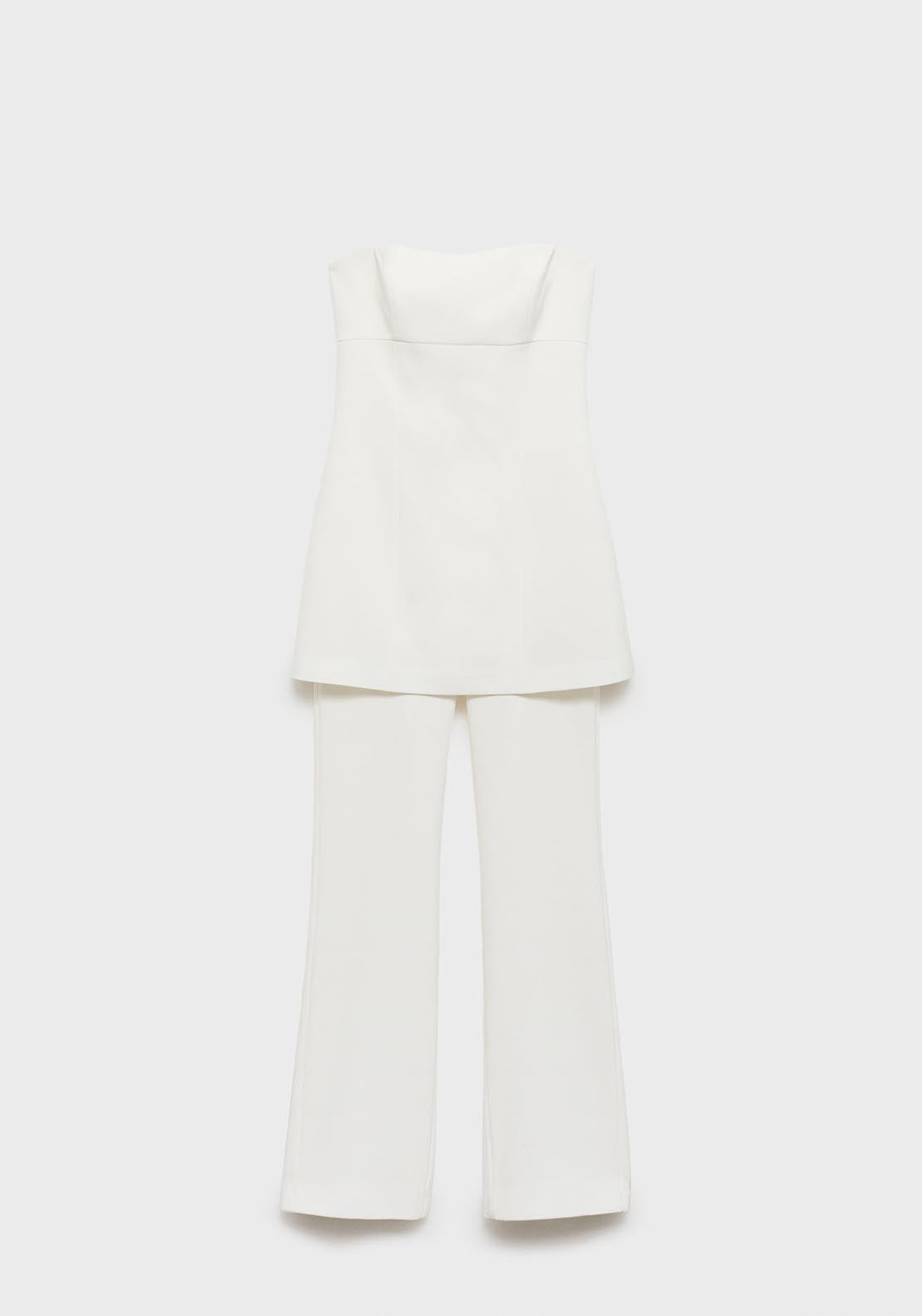 Mango Jumpsuit - Light Beige 7 Shaws Department Stores