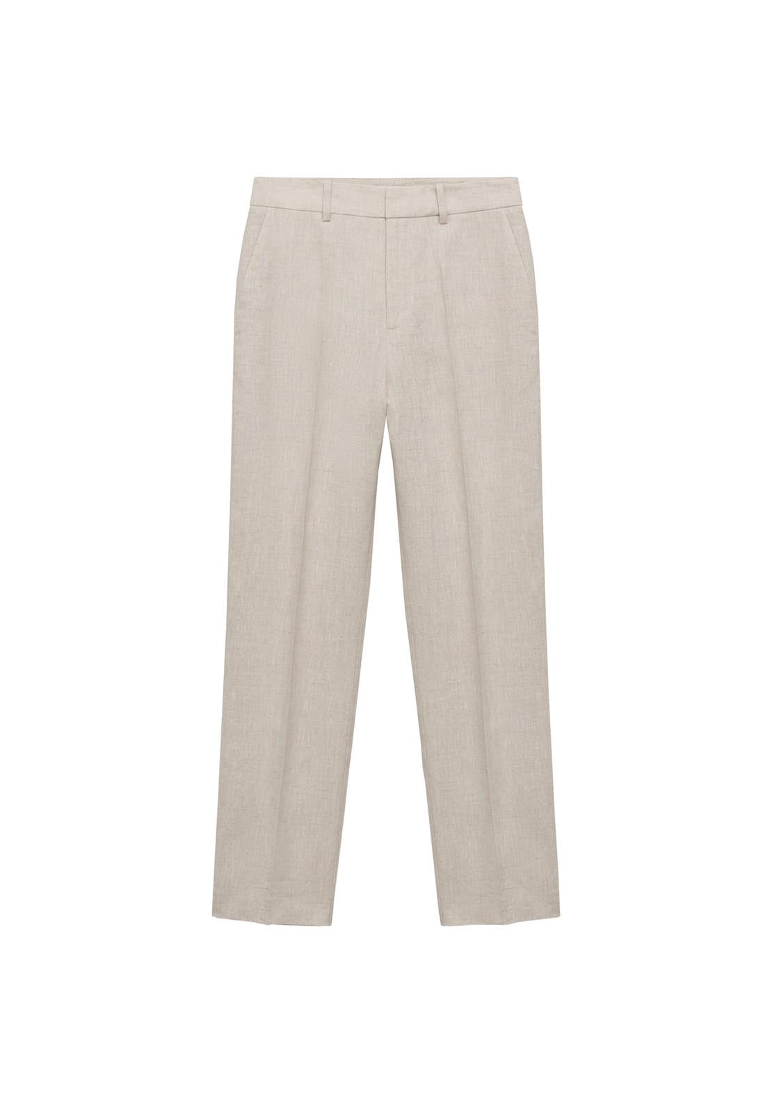 Mango Linen Suit Trousers - Light/pastel Gray 8 Shaws Department Stores