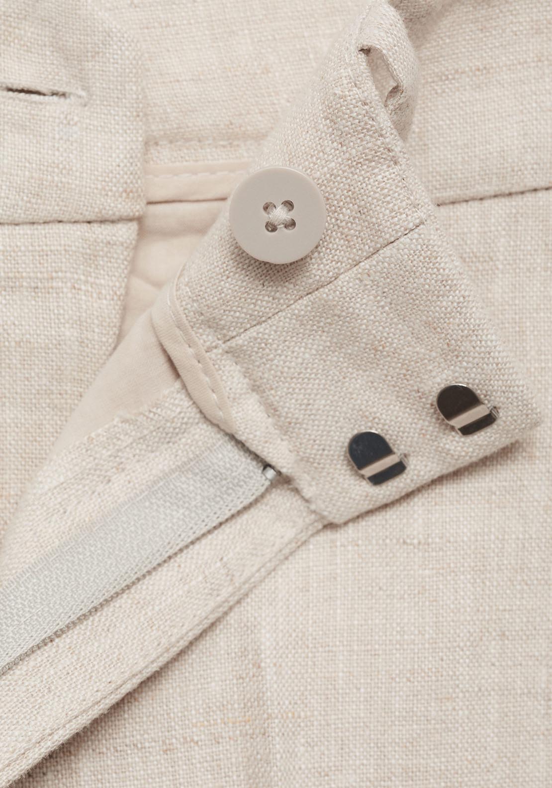Mango Linen Suit Trousers - Light/pastel Gray 7 Shaws Department Stores