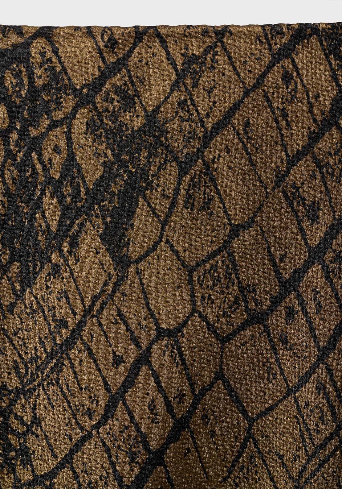Mango Coco print flared skirt - Brown 6 Shaws Department Stores