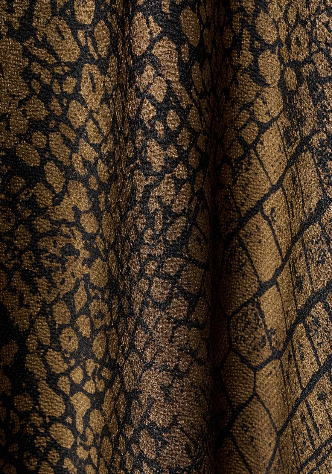 Mango Coco print flared skirt - Brown 7 Shaws Department Stores