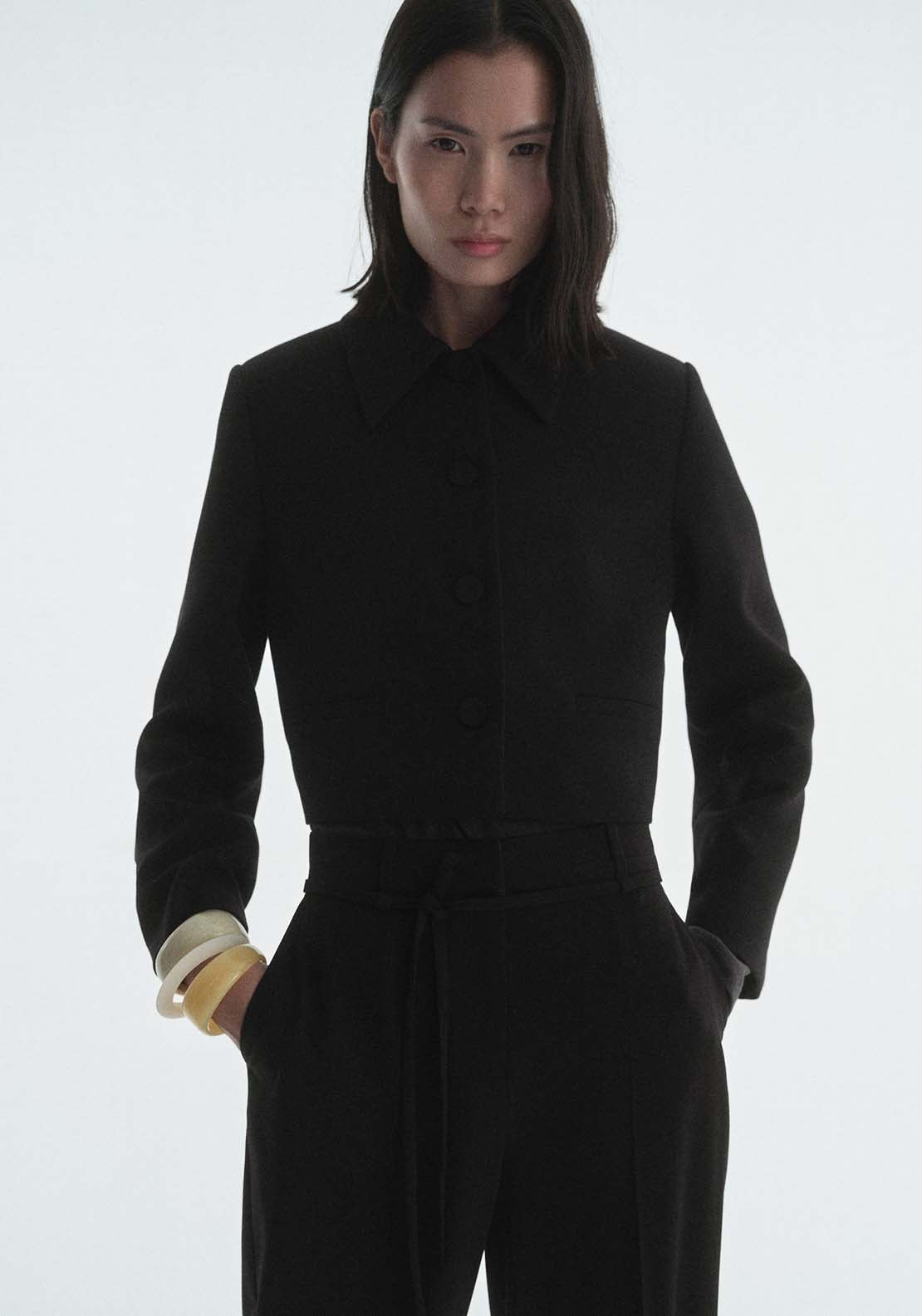 Mango Jacket Cagliari - Black 1 Shaws Department Stores