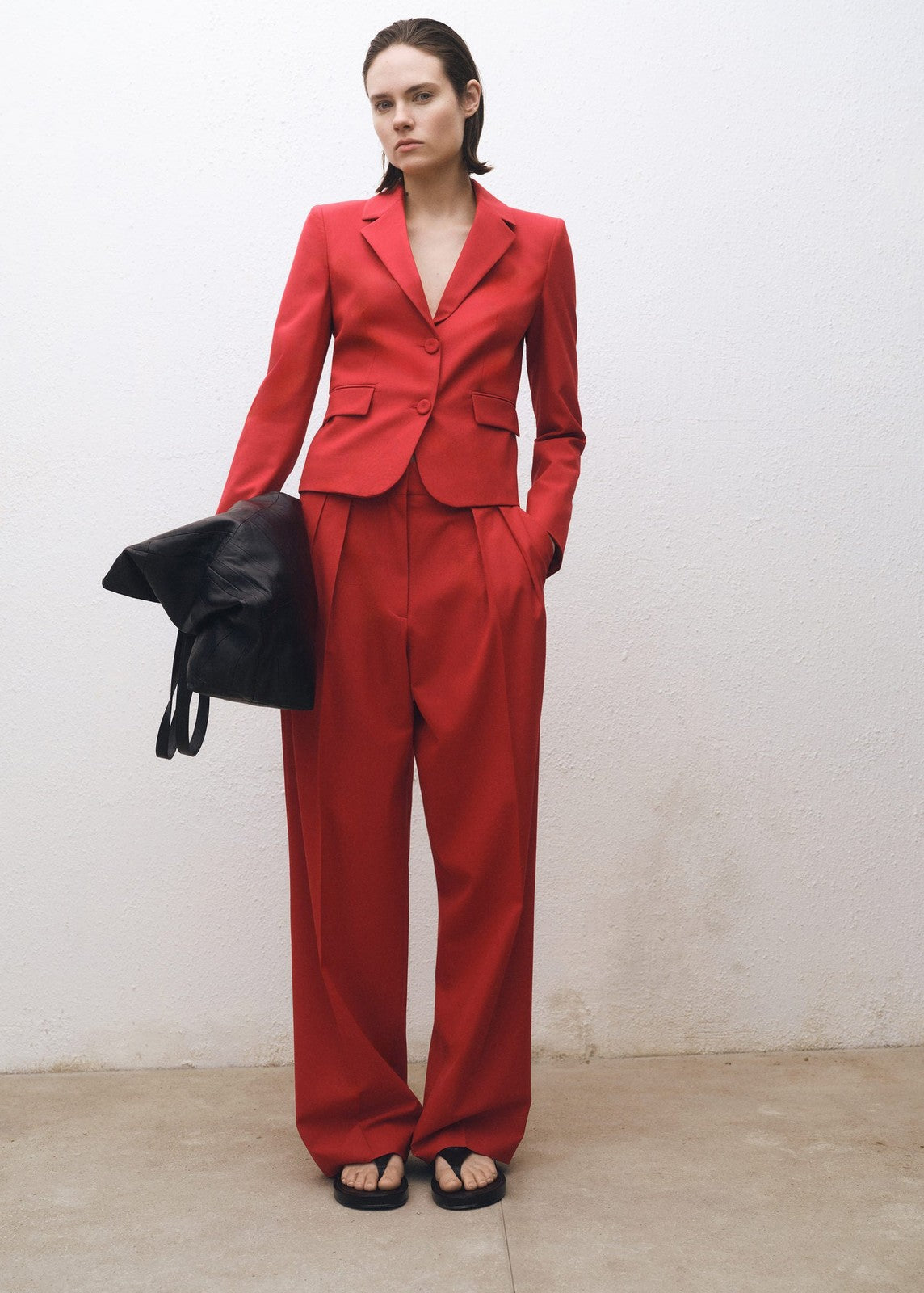 Mango Blazer Margot - Red 2 Shaws Department Stores